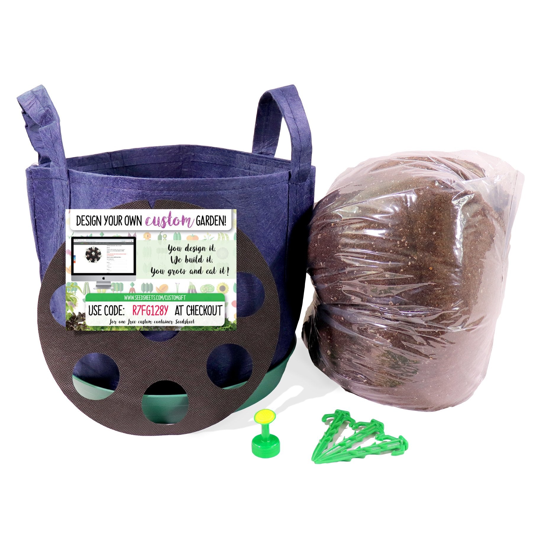 Custom Container Garden Gift - Seedsheet