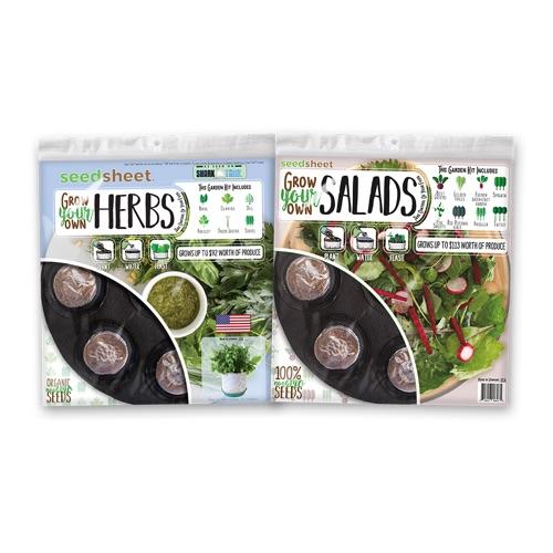GYO Herbs + Salad (Seedsheet Only) - Seedsheet